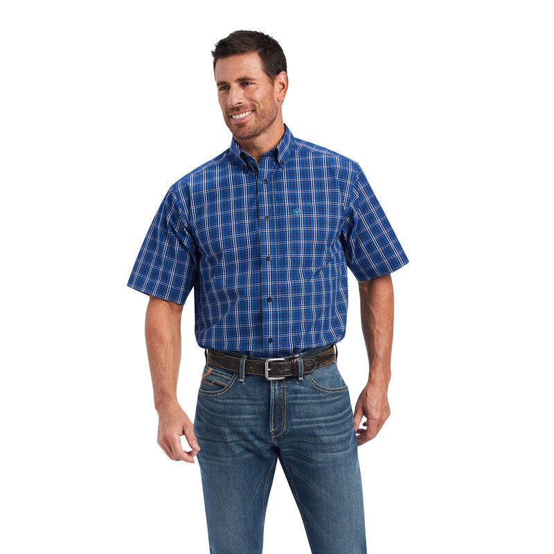 Ariat Hemden Herren - Pro Series Naveen Classic Fit Navy ( TKSMU-8701 )